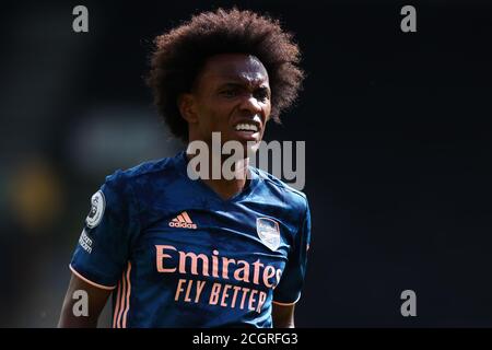 Craven Cottage, Londres, Royaume-Uni. 12 septembre 2020. English Premier League football, Fulham versus Arsenal; Willian of Arsenal Credit: Action plus Sports/Alay Live News Banque D'Images