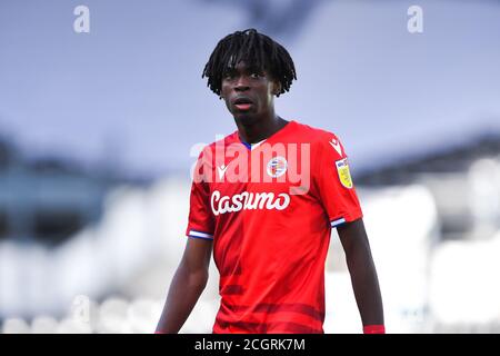 DERBY, ANGLETERRE. 12 SEPTEMBRE 2020. Ovie Ejaria de Reading pendant le match de championnat de pari de ciel entre Derby County et Reading au Pride Park, Derby. (Credit: Jon Hobley | MI News) Credit: MI News & Sport /Alay Live News Banque D'Images