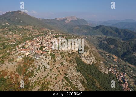 Trentinara, parc national du Cilento Banque D'Images