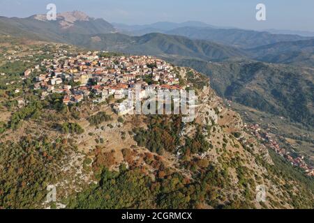 Trentinara, parc national du Cilento Banque D'Images