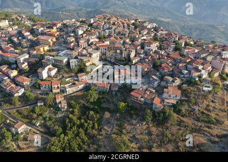 Trentinara, parc national du Cilento Banque D'Images