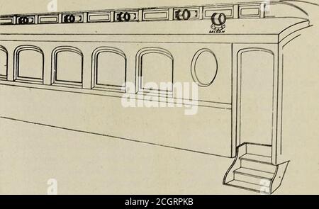 . Maître mécanicien de chemin de fer [microforme] . Sur le schéma, la ligne A montre la vitesse d'éducation pour les explosions défaisantes, régulée pour correspondre à différentes vitesses de train en miles par heure. En effectuant ces tests, le ventilateur a été fixé sur le côté d'une boîte de la même manière que son emplacement sur la plate-forme latérale d'une voiture de tourisme, comme indiqué dans le schéma représentant-resentiant la méthode de placement de ces ventilateurs sur les wagons. Un anémomètre a été placé immédiatement à l'intérieur de l'ouverture et la vitesse de l'éducation a été mesurée par ce momètre-ane. Les points le long de la ligne A indiquent les résultats réels de la v Banque D'Images