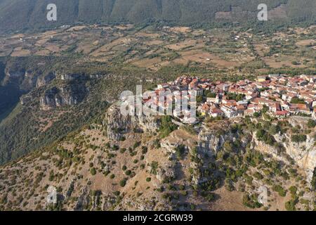 Trentinara, parc national du Cilento Banque D'Images