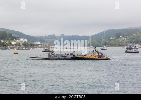 Lower Ferry, Dartmouth, Devon, Angleterre, Royaume-Uni. Banque D'Images