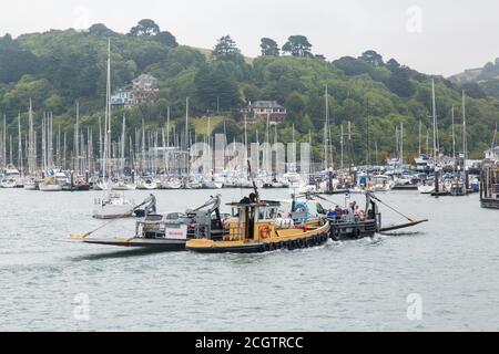 Lower Ferry, Dartmouth, Devon, Angleterre, Royaume-Uni. Banque D'Images
