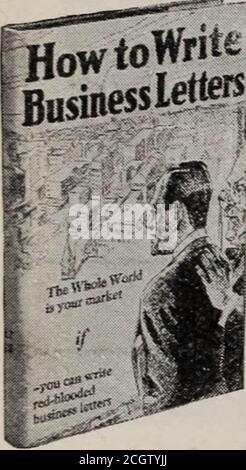. Magazine Baltimore and Ohio Employees . when writing annonceurs 2 THE BALTIMORE AND OHIO EMPLOYES MAGAZINE Business Books for Readers of Baltimore & Ohio Employes Magazine How to Write Business Letters - $1.35 The Knack of Selling (3 volumes) $1.65 ce travail pratique a été produit après une étude minutieuse de plus de 1,900 lettres, certains exceptionnellement succès-iciUfiSS*^*^^^ partiellement ainsi, et quelques ]| qui ont échoué à leur but. Thisbook explique pourquoi ils ont réussi ou pourquoi ils ont échoué. Comment écrire des lettres d'affaires prend la correspondance réelle^ chaque jour que vous avez reçue et vous montre spécifique Banque D'Images
