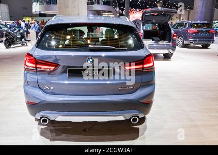 Francfort, Allemagne - Sep 11, 2019 : Nouveau 2020 BMW X1 présenté au Salon IAA de Francfort 2019. Banque D'Images