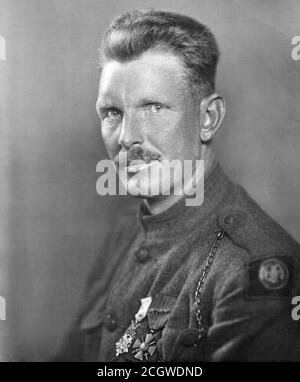 Alvin Cullum York (1887 – 1964), Sergent York, était l'un des soldats de l'armée américaine les plus décorés de la première Guerre mondiale Banque D'Images