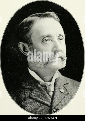. Notable St. Louisans en 1900; une galerie de portraits d'hommes dont l'énergie et la capacité ont largement contribué à faire de St. Louis la métropole commerciale et financière de l'Ouest, du Sud-Ouest et du Sud . FRANK 1.. WRIGHT, SECRF.TARY.JAMES A. WRIGHT & SONS CARRIAGE CO. THOMAS M. MI LEAN, PRÉSIDENT, EMBREE-MCLEAN CARRIAGE CO. Banque D'Images