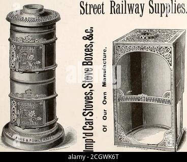 . Journal de chemin de fer de la rue . CATALOGUE GRATUIT POUR LES COMPAGNIES DE CHEMIN DE FER. ,.S THE STREET RAILWAY JOURNAL. Janvier, y, 1K87. THE LEWIS ET 27, 29, 31, 33 ET LES FABRICANTS DE. TITULAIRES DE BREVETS ET FABRICANTS DU registre amélioré des passagers à alarme. UTILISÉ PAR LES COMPAGNIES DE CHEMIN DE FER DANS TOUTES LES PARTIES DU PAYS, CONSERVÉ EN RÉPARATION UN AN GRATUITEMENT. Garantie de la machine la plus complète aux États-Unis pour ce but. Janvier 1881. LE JOURNAL DE CHEMIN DE FER DE RUE. FOWLER MFG Co Walworth St., Brooklyn, New York FABRICANTS DE MATÉRIAUX POUR Street and Cable Railway Construction GENOUX PEDESTALSSPIKES 1 OIL BOXES CHANNEL PLA Banque D'Images