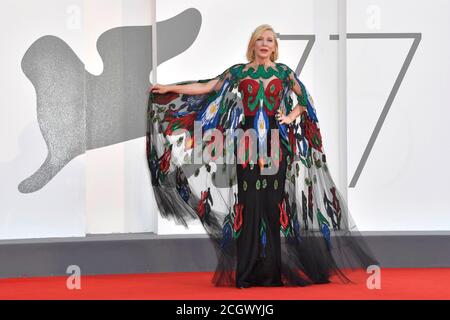 Venise, Italie. 12 septembre 2020. Cate Blanchett, tapis de clôture, 77e Festival international du film de Venise, Venise, Italie, 12 septembre 2020. Photo de Ron Crusow/imageSPACE/MediaPunch crédit: MediaPunch Inc/Alamy Live News Banque D'Images