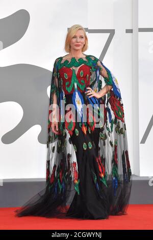 Venise, Italie. 12 septembre 2020. Cate Blanchett, tapis de clôture, 77e Festival international du film de Venise, Venise, Italie, 12 septembre 2020. Photo de Ron Crusow/imageSPACE/MediaPunch crédit: MediaPunch Inc/Alamy Live News Banque D'Images