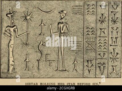 . L'aube de la civilisation: Egypte et Chaldaea . n, Die Kosmologie der Babylonier, pp. 91,93) identifie Zu avec la constellation de Pégase, et le taureau, son fils, avec notre constellation du Bull * la légende d'Adapa a été partiellement conservée pour nous sur l'un des comprimés de tel-el-Amarna (Winckler, Thontafelfutid von El-Amarna, vol. iii, pi. Clsvi. A, b). Il a été successivement signalé par Lehniann (Zeitschrift fur Assyriologie, vol. iii. P. 380), Sayce (Allocution à la sction assyrienne du neuvième Congrès international des orientalistes, p. 24-29, et Palestine patriarcale, p. 205, 266), et Banque D'Images