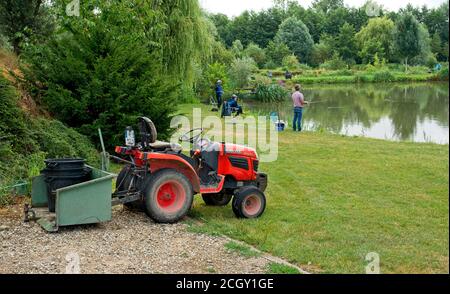 Seraucourt-le-Grand France - 26 juillet 2020 - Concours de pêche Seraucourt le Grand Banque D'Images