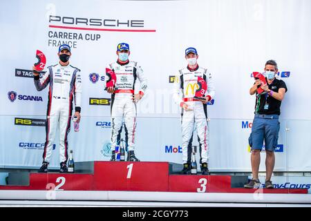 01 GUVEN Ayhancan (tur), Martinet par Alm.ras, Porsche 911 GT3 Cup, action 91 EVANS jaxon (aus), BWT Lechner Racing, Porsche 911 GT3 Cup, action 27 SIM Banque D'Images