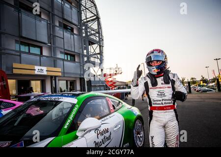 01 GUVEN Ayhancan (tur), Martinet par Alm.ras, Porsche 911 GT3 Cup, podium d'action lors du 1er tour de la Porsche Carrera Cup France 2020, à partir de sept Banque D'Images