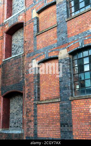 Grand entrepôt de marchandises de la compagnie de chemin de fer du Nord, Manchester. Banque D'Images