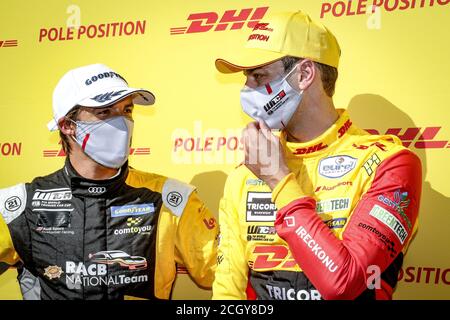 Berthon Nathanael (fra), Comtoyou DHL Team Audi Sport, Audi LMS, portrait, Magnus Gilles (bel), Comtoyou Racing, Audi LMS, portrait pendant la Fi 2020 Banque D'Images