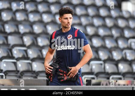 DERBY, ANGLETERRE. 12 SEPTEMBRE 2020. Luke Southwood de Reading pendant le match de championnat Sky Bet entre Derby County et Reading au Pride Park, Derby. (Credit: Jon Hobley | MI News) Credit: MI News & Sport /Alay Live News Banque D'Images