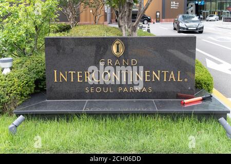Séoul, Corée - 31 août 2020 : Grand Intercontinental Seoul Parnas, Samseong-dong Banque D'Images