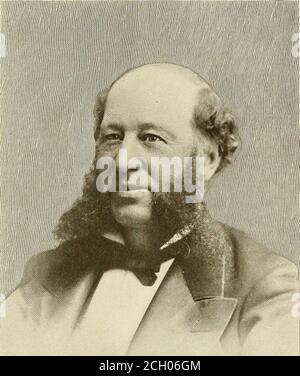 . Histoire des chemins de fer américains, avec un accent particulier sur le facteur homme dans leur développement . COMMODORE CORNELIUS VANDERBILT Premier Président New York Central & Hudson River Railroad,1869-1877. WILLIAM H. VANDERBILT Président New York Central and Hudson River Railroad Company et Lake Shore and Michigan Southern Railroad Company 1877 à 18S3 Banque D'Images