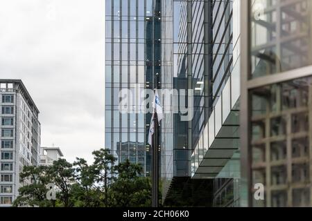Séoul, Corée -31 août 2020 : Samsung Town, Seocho-dong Banque D'Images