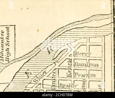 . Phelpss' cent villes et grandes villes d'Amérique : avec des distances ferroviaires à travers les Etats-Unis, des cartes de treize villes, et d'autres embellissements . mm DDD□□ non n DODEE nnnn a Banque D'Images