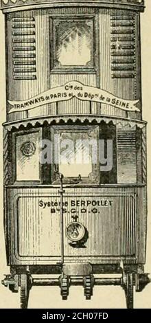 . La revue de chemin de fer de rue. CAR OP NORTHERN STREET CAR COMPANY OF PARIS. A été accepté par le conseil et la question de la faute bon marché a été réglée pour Bloomington, et dans une mesure pour allIllinois villes. Félicitations. Des pointes placées dans la fente du câble sur la ligne du Cottage GroveAvenue, à Chicago, ont déraillé un train et ont meurtri et blessé plusieurs personnes. Deux garçons ont été libérés le 12 juin, la seule preuve againstits étant qu'ils étaient avec d'autres dans la vicinitéjuste avant l'accident. Animal en traction mécanique sur l'ensemble de ses lignes, et poursuit ces a Banque D'Images