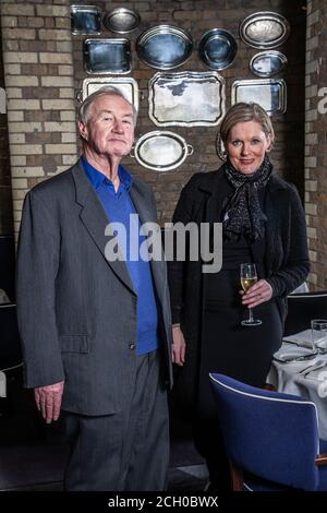 Sir Terence Conran (1931-2020), photographié au restaurant Boundary, Shoreditch, est de Londres, Angleterre, Royaume-Uni Banque D'Images