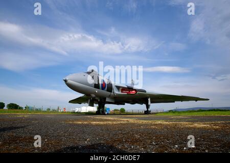 Vulcan B2 XJ823, Musée de l'aviation de Solway, Banque D'Images