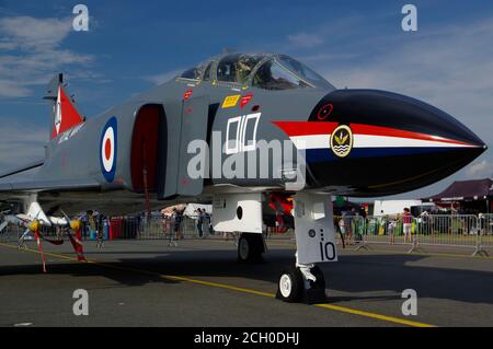 MC Donnell Douglas Phantom II XV586, RNAS Yeovilton, Banque D'Images