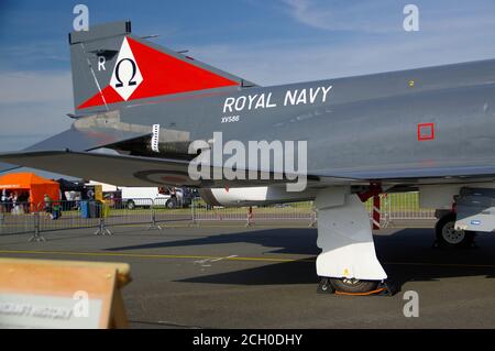 MC Donnell Douglas Phantom II XV586, RNAS Yeovilton, Banque D'Images