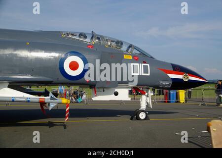 MC Donnell Douglas Phantom II XV586, RNAS Yeovilton, Banque D'Images