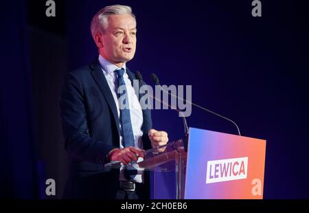 Varsovie, Mazovie, Pologne. 13 septembre 2020. L'événement de la Coalition Club parlementaire de la gauche ''cadre d'automne de la gauche''.dans la photo: ROBERT BIEDRON crédit: Hubert Mathis/ZUMA Wire/Alamy Live News Banque D'Images