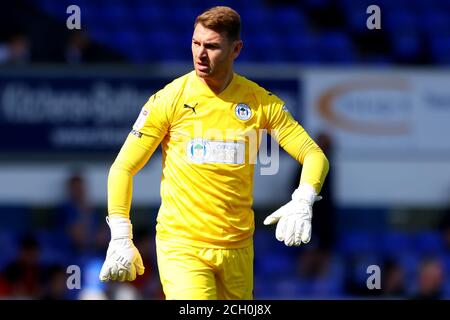 13 septembre 2020 ; Portman Road, Ipswich, Suffolk, Angleterre, English League One Footballl, Ipswich Town versus Wigan Athletic ; gardien de but Jamie Jones de Wigan Athletic Banque D'Images