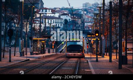 Tôt le matin, Porto, Portugal Banque D'Images