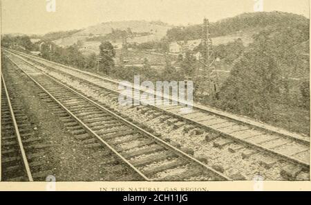 . Pennsylvania Railroad à l'exposition colombienne . ew York après-midi, au lieu du matin, le St. Louis, Chicago et Cin-cinnati Express répondra à vos besoins. Ce train part après l'heure du déjeuner et traverse l'État du NewJersey et la partie est de la Pennsylvanie à la lumière du jour. ITIS un train très équipé de somningcars Pullman vestibule et une voiture à manger. À Pittsburg, il prend le chemin inférieur, ou Panhandle, et de ce point s'étend un peu au sud-ouest, directement de l'autre côté de l'État de l'Ohio. Juste avant le train de Columbus, la capitale de la Banque D'Images