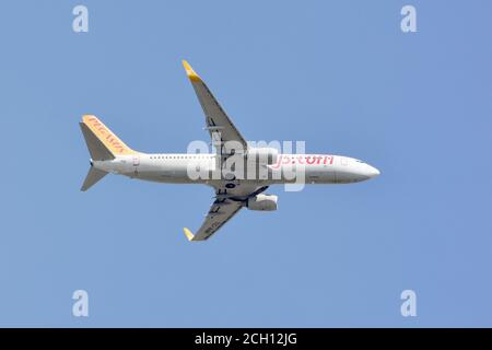 Pegasus Airlines (transporteur turc à bas prix), Boeing 737-800 Banque D'Images