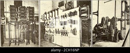 . Journal de chemin de fer électrique . La distance entre EastTroy et Burlington et St. Martin est d'environ 20 miles. Par conséquent, avec un service de deux heures il y a con- un ensemble de ces machines a été équipé de l'appareil automatique General Electric, et est maintenant han-dling la charge exclusivement. L'autre jeu sera rétainepour le moment simplement comme un secours pour l'utilisation dans le formeur de caisse ou d'autres problèmes devraient rendre le jeu automatique inopérant. Il n'est pas nécessaire de conserver cet ensemble ici et une certaine considération a été donnée pour amener les deux machines à un nouvel emplacement entre la presse Banque D'Images