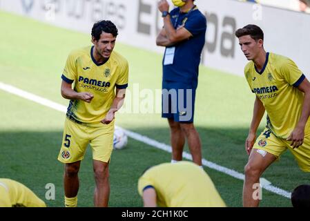 FOOTBALL - VILLARREAL VS HUESCA Parejo en action pendant la ligue espagnole, la Liga, match de football entre Villarreal et Huesca le 13 septembre 2020 au stade Ceramica à Castellon, Espagne. Foto: Xisco Navarro crédit: CORDEL PRESS/Alay Live News Banque D'Images