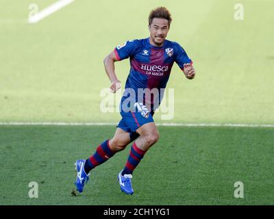 FOOTBALL - VILLARREAL VS HUESCA Okazaki en action pendant la ligue espagnole, la Liga, match de football entre Villarreal et Huesca le 13 septembre 2020 au stade Ceramica à Castellon, Espagne. Foto: Xisco Navarro crédit: CORDEL PRESS/Alay Live News Banque D'Images
