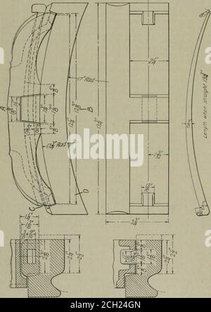 . Revue de chemin de fer électrique . faites un rapport standard c^se. M. Sargent a déclaré que le dégagement de % pouce à l'extérieur de l'arrière du passage de roue serait suffisant pour n'importe quelle brakeshoe. Voie et brides de roue. M. Evans a demandé des renseignements sur les roues et les travaux spéciaux sur les chenilles. Lors de la réunion de Cleveland, Victor Angerer(William Wharton, Jr., & Co., Inc.) a été nommé président du sous-comité sur ces sujets. M. Angerer a indiqué qu'aucune conférence du sous-comité n'avait eu lieu, sur la suggestion de M. Evans, il avait adressé une lettre aux divers manu-facturers de travail spécial, afin qu'il puisse la recueillir Banque D'Images