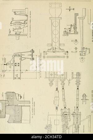 . Ingénieur américain et journal ferroviaire . SECTION Y-Z. SECTION W-X t [fl :: i in W i.i . in DBA! I 10 BRAKJ 130 AMERICAN ENGINEER AND RAILROAD JOURNAL.. Avril 1905. AMERICAN ENGINEER AND RAILROAD JOURNAL. 131 Banque D'Images