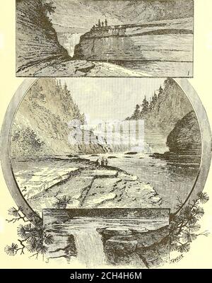 . Itinéraires et tarifs pour les excursions d'été ... 1888 . Mo RL b H Jli-L, IREMONU 1 VLs ROME, WATERTOIVN ET OGDEiSBURC RAILROAD. CHUTES DE TRENTON. 34 ROMF, EAU JUSQU'À JVN ET CHEMIN DE FER D'OGDENSBURG. - ^^I errance d'été. C'est le témoignage universel des voyageurs. Son propriétaire est un homme de culture rare, et l'impressionner de son goût est sur sa maison et tout ce qui se rapporte à it.Comfort et le plaisir raffiné sont placés firs: À Trenton, et rien n'est autorisé à les usurper.les chutes.—dans les mots exquis suivants Curtis peint le paysage ; Les poètes fanciesonly devraient être l'image des chutes, ils sont si riches et Banque D'Images