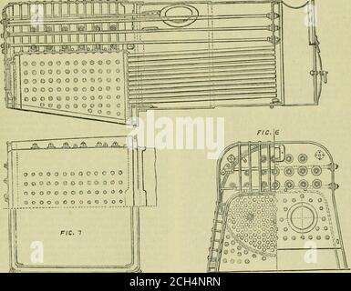 . Le journal de chemin de fer et d'ingénierie . ould havevened, nous considérons que tout système de conception ou de construction qui rend les chaudières et les moteurs dépendants pour leur FIC.5 en .O. 47 l'échec a été soudain et complet; et, comme nous le savons, des vies ont été perdues. Dans le cas du No 57, la défaillance de la couronne n'était pas si soudaine et complète, et aucune vie n'a été perdue, bien que le risque encouru était terrible.Pourquoi les couronnes du four sont-elles venues. Le premier replaquequi se suggérera à un ingénieur est qu'ils ont campé parce que les chaudières étaient à court d'eau. Sur ce point, cependant, il y a beaucoup à Banque D'Images