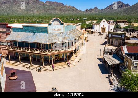 Studios Old Tucson, cinéma et parc à thème, Tucson, Arizona, États-Unis Banque D'Images