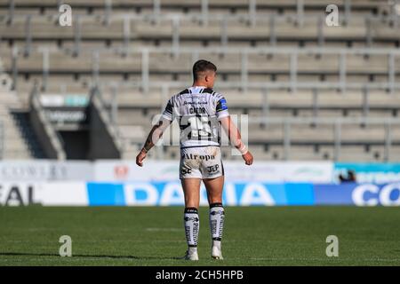 Joe Cator (15) de Hull FC pendant le match Banque D'Images