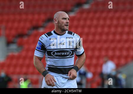 Gareth Ellis (29) de Hull FC pendant le match Banque D'Images