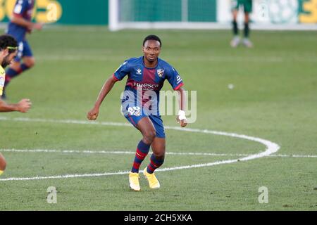 Vila-Real, Espagne. 13 septembre 2020. Kelechi Nwakali (Huesca) football : Espagnol 'la Liga Santander' match entre Villarreal CF 1-1 SD Huesca à l'Estadio de la Ceramica à Vila-Real, Espagne . Crédit: Mutsu Kawamori/AFLO/Alay Live News Banque D'Images