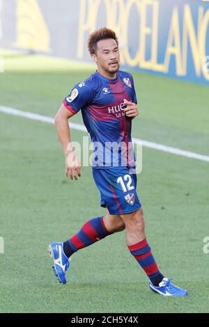 Vila-Real, Espagne. 13 septembre 2020. Shinji Okazaki (Huesca) football : Espagnol 'la Liga Santander' match entre Villarreal CF 1-1 SD Huesca à l'Estadio de la Ceramica à Vila-Real, Espagne . Crédit: Mutsu Kawamori/AFLO/Alay Live News Banque D'Images